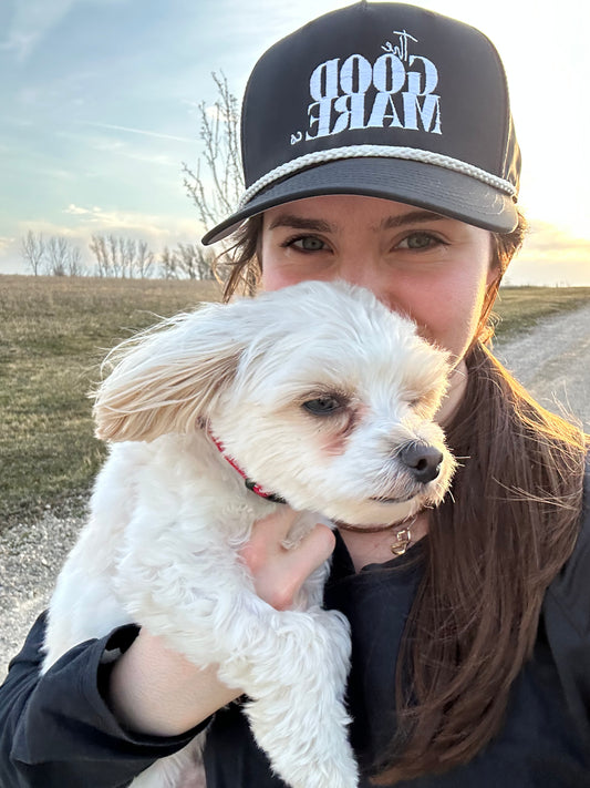 Black Rope Logo Hat