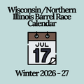 WI/Northern IL Barrel Race Calendar - Winter 2026-27